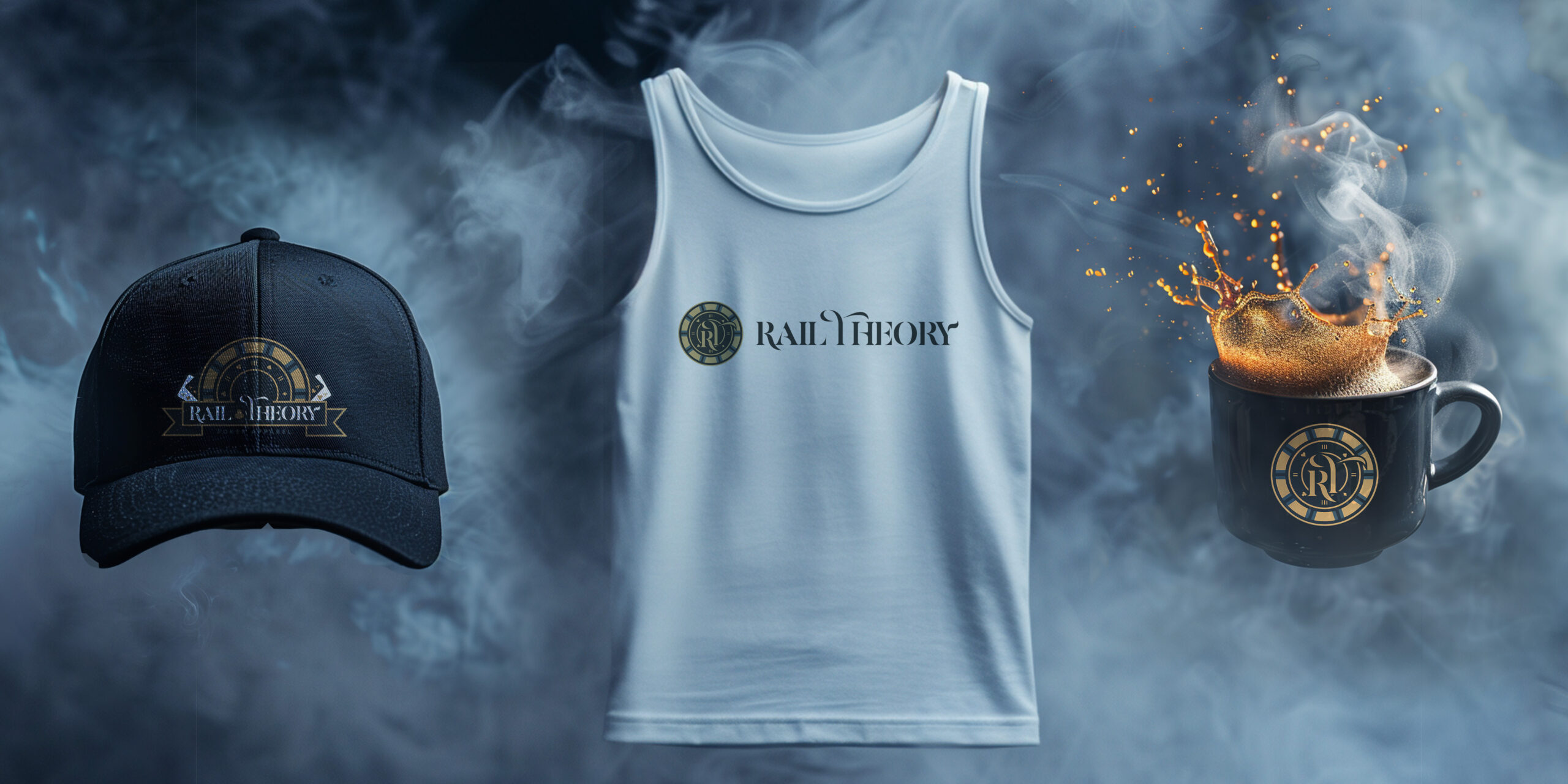 TAHT Design | Rail Theory Logo Design Mockup